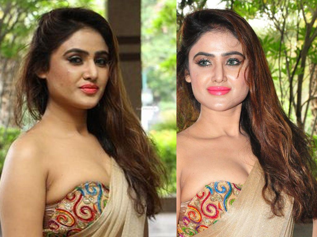 Actress Sony Charishta Hot & Spicy Cleavage Show Photos Collections