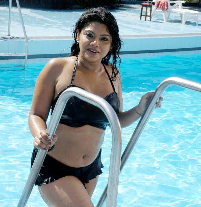 Actress Swathi Varma Hot In Swimming Pool Stills