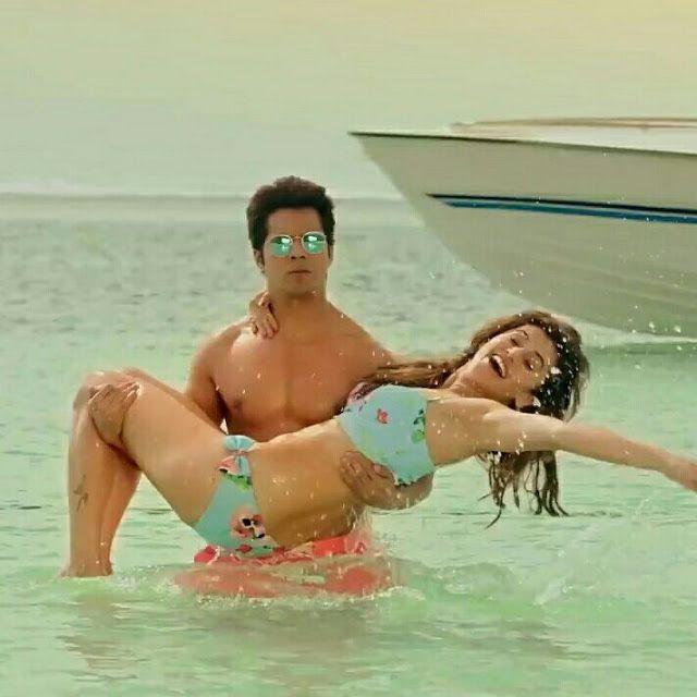 Actress Taapsee Pannu Hot Bikini Pics in Judwaa 2 Movie