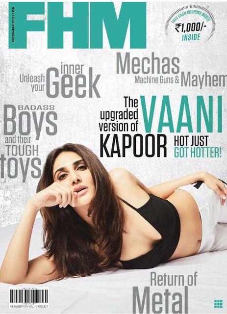 Actress Vaani Kapoor Hot Photoshoot Poses for FHM Magazine
