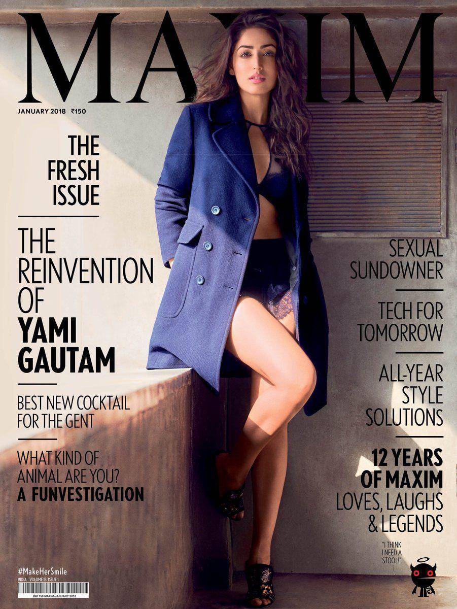 Actress Yami Gautam poses for Maxim Hot Photoshoot
