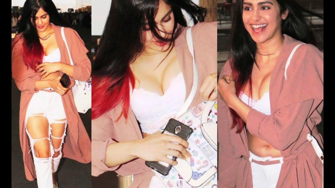 CAUGHT: Adah Sharma Flaunts HOT Cleavage And MILKY Legs show Photos