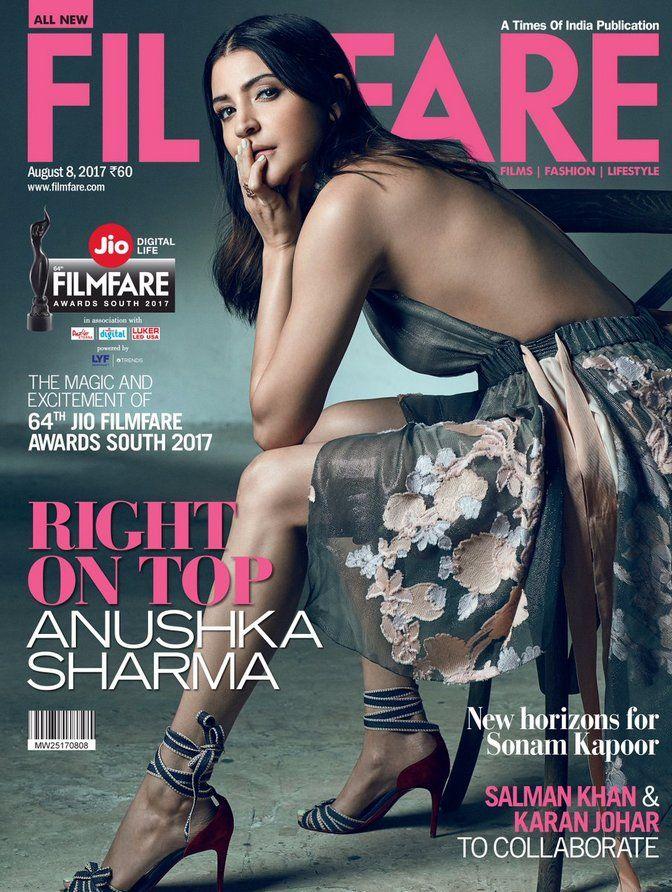 Anushka Sharma poses hot for Filmfare magazine