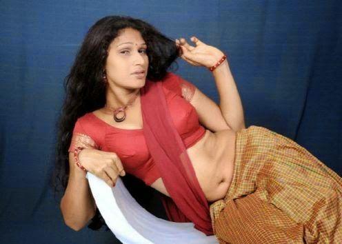 B Grade actress hot navel saree pics