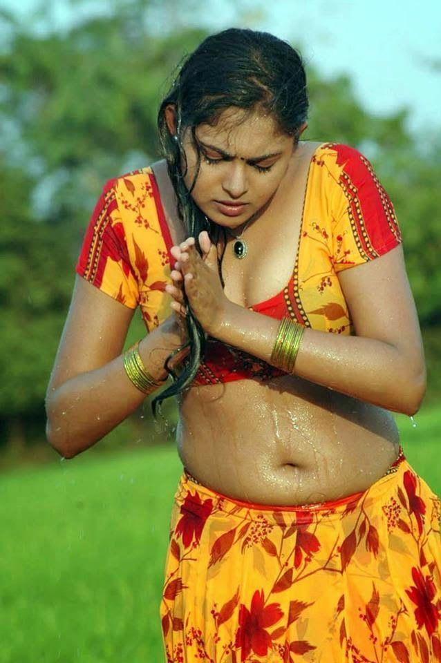 B Grade actress hot navel saree pics