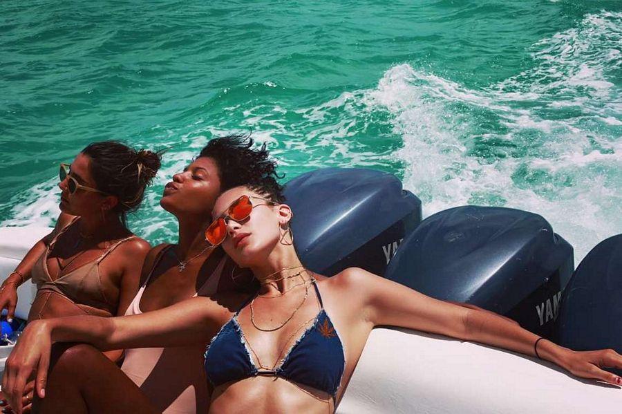 Bella Hadid Spotted in Bikini Photos
