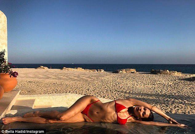 Bella Hadid Spotted in Bikini Photos