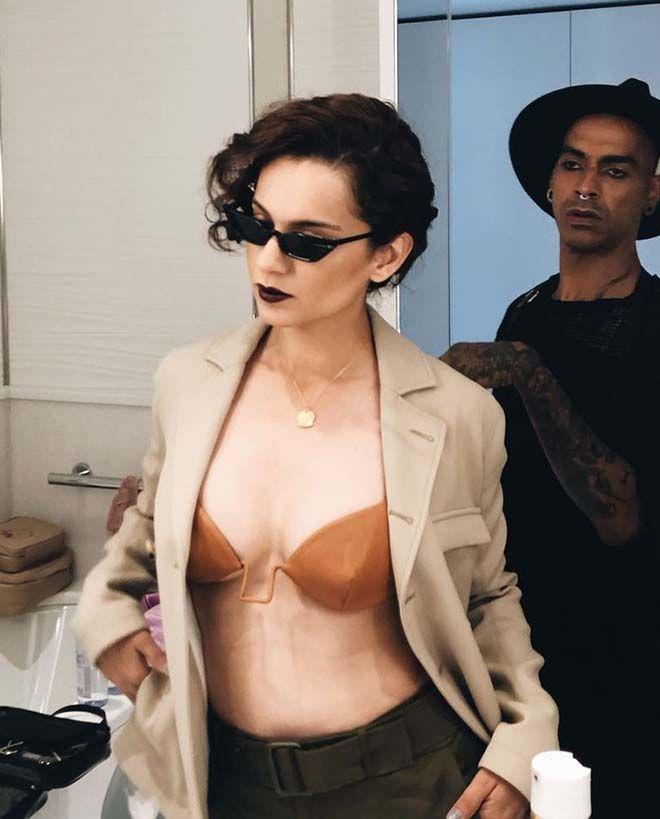 Bollywood Actress Kangana Ranaut For Cannes 2018 Hot Stills