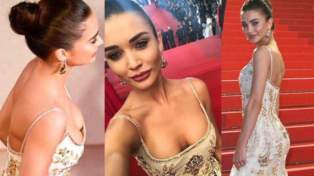 British Model & Actress Amy Jackson Huge Cleavage Show Photo Stills