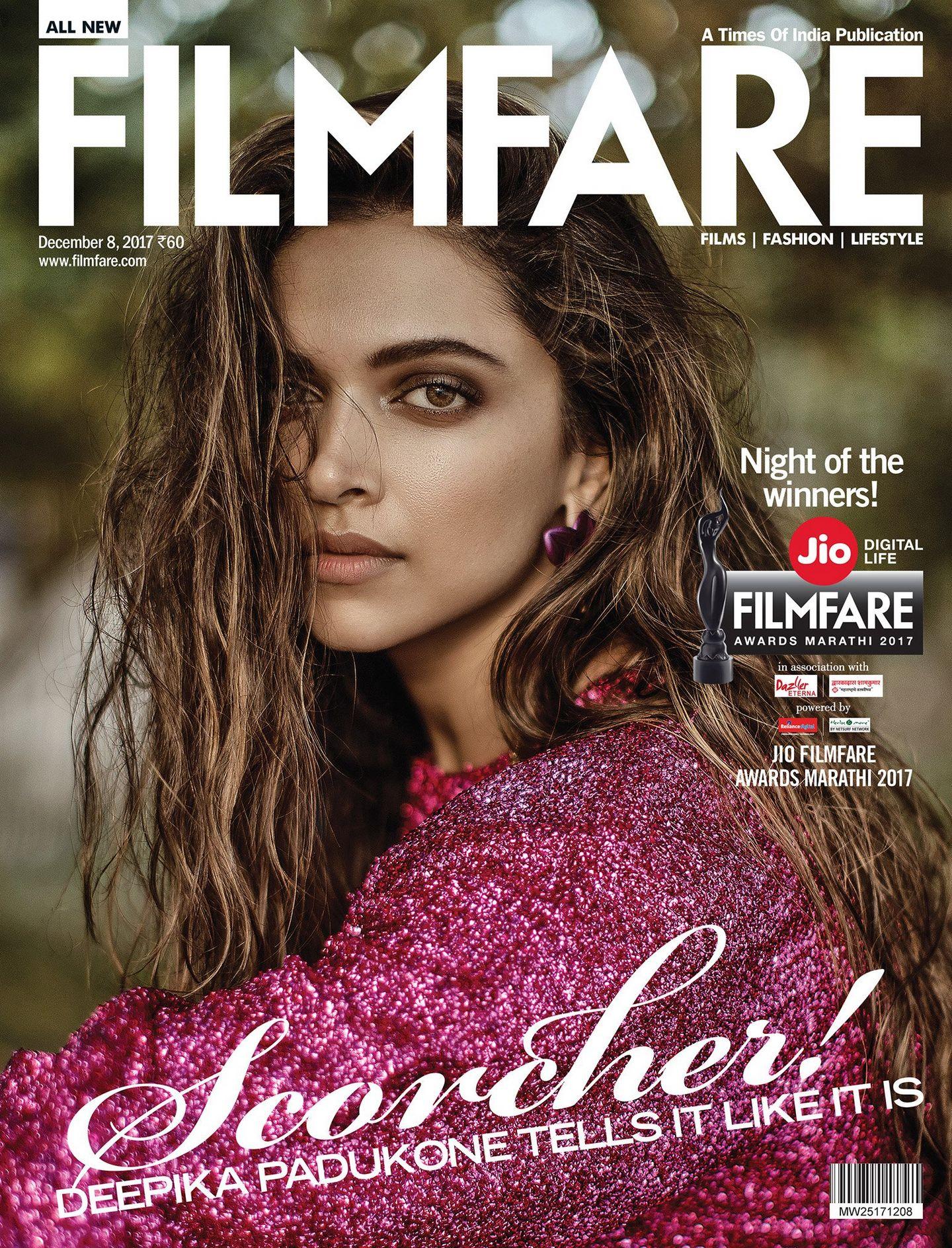 Deepika Padukone sizzles on Filmfare’s Photoshoot Stills