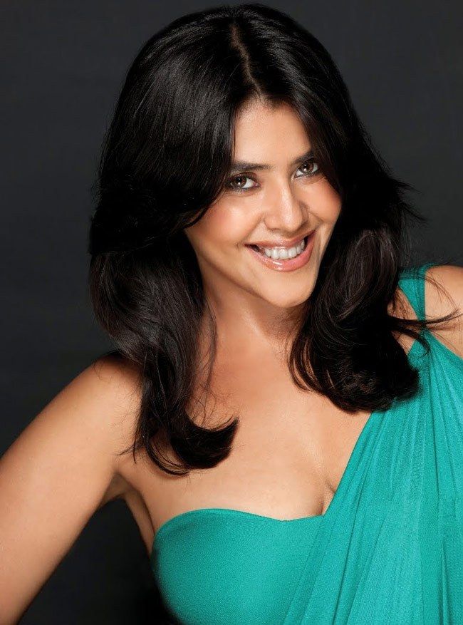 Ekta Kapoor Hot Cleavage Show