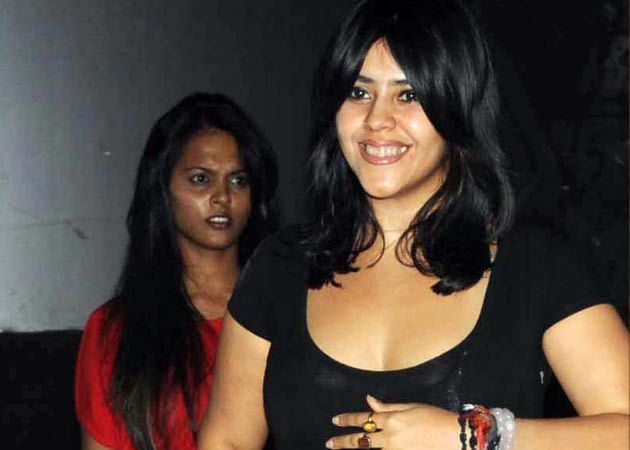 Ekta Kapoor Hot Cleavage Show