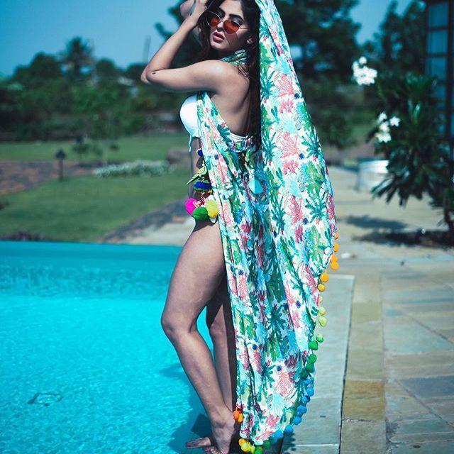 Goes Viral Karishma Sharma New Hot Bikini Photoshoot Stills 2018
