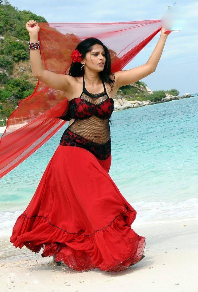 Hot Anushka in Saree Photos