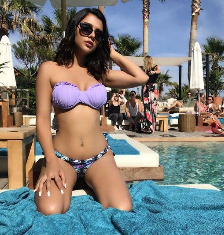 Hot Babe Ruhi Sharma Strikes Bikini Poses At Photo Shoot