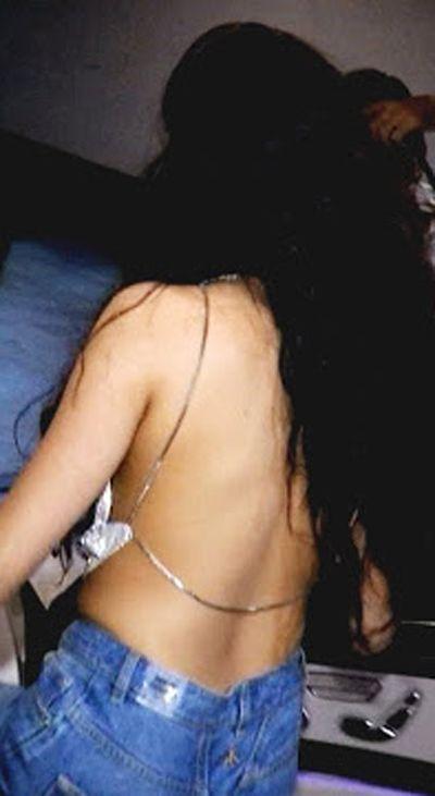 Jhanvi Kapoor Hot In Backless Top Photos