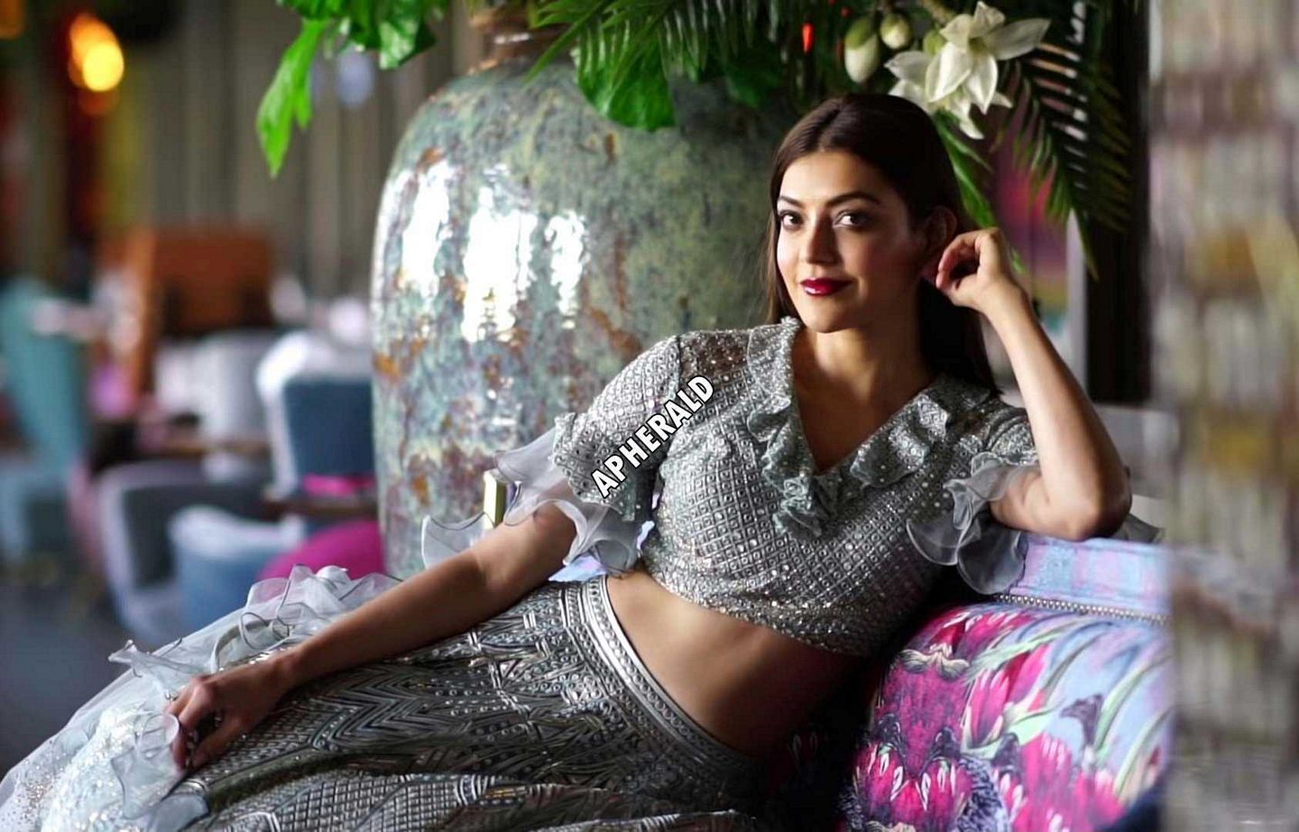 Kajal Aggarwal Hot show for Wedding Vows Magazine