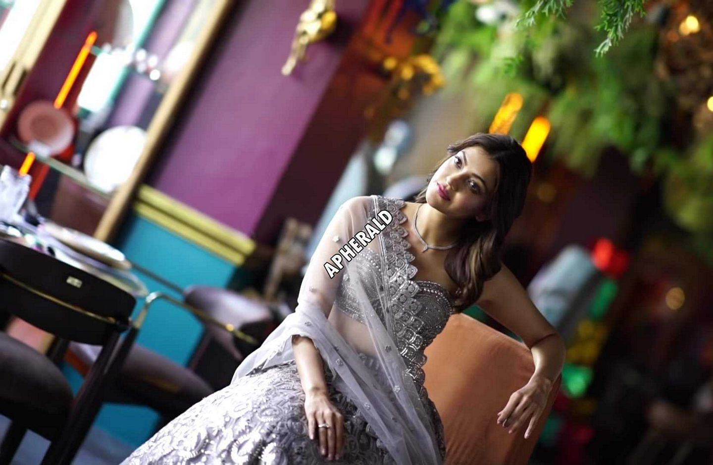 Kajal Aggarwal Hot show for Wedding Vows Magazine