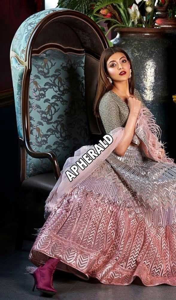 Kajal Aggarwal Hot show for Wedding Vows Magazine