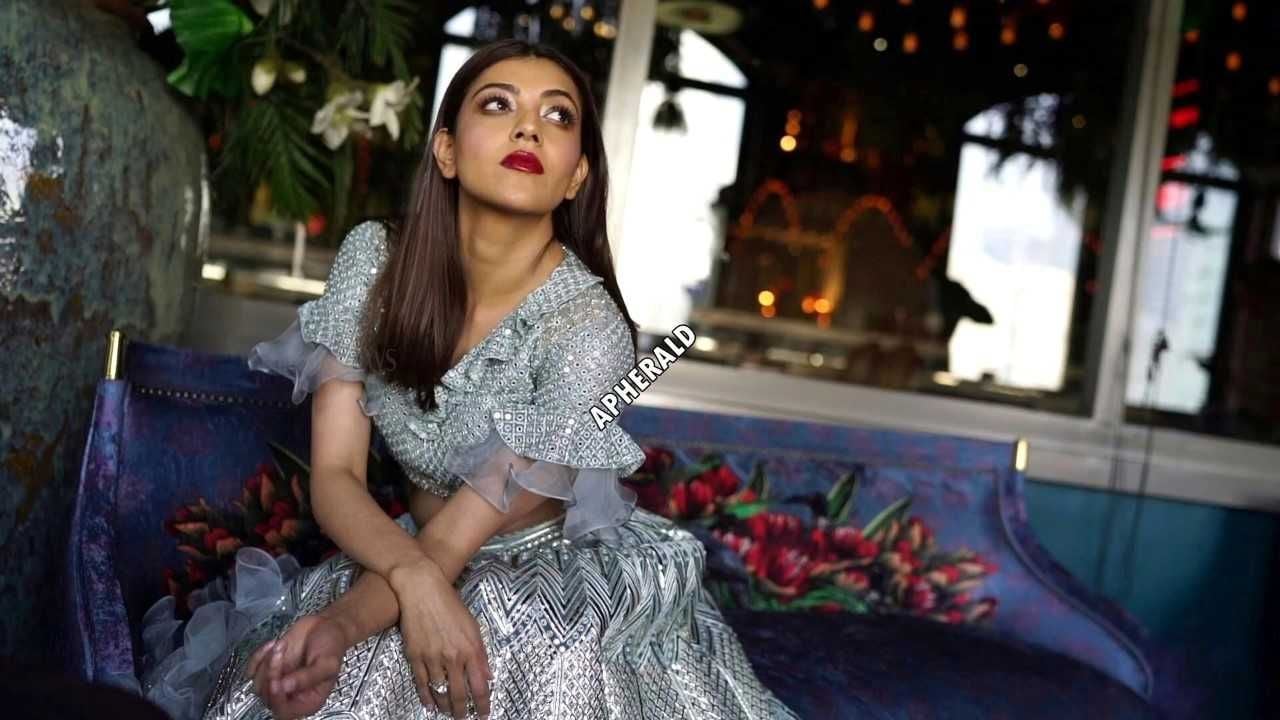 Kajal Aggarwal Hot show for Wedding Vows Magazine