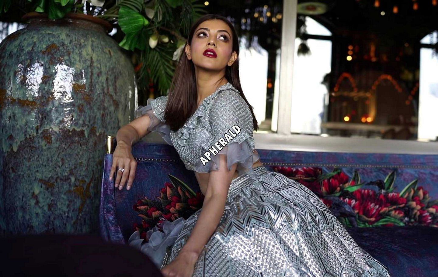 Kajal Aggarwal Hot show for Wedding Vows Magazine