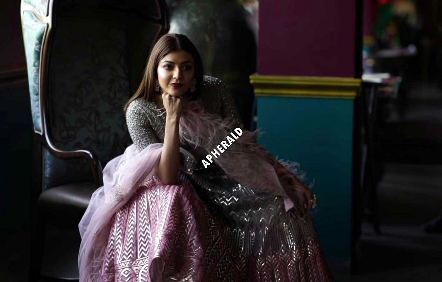 Kajal Aggarwal Hot show for Wedding Vows Magazine