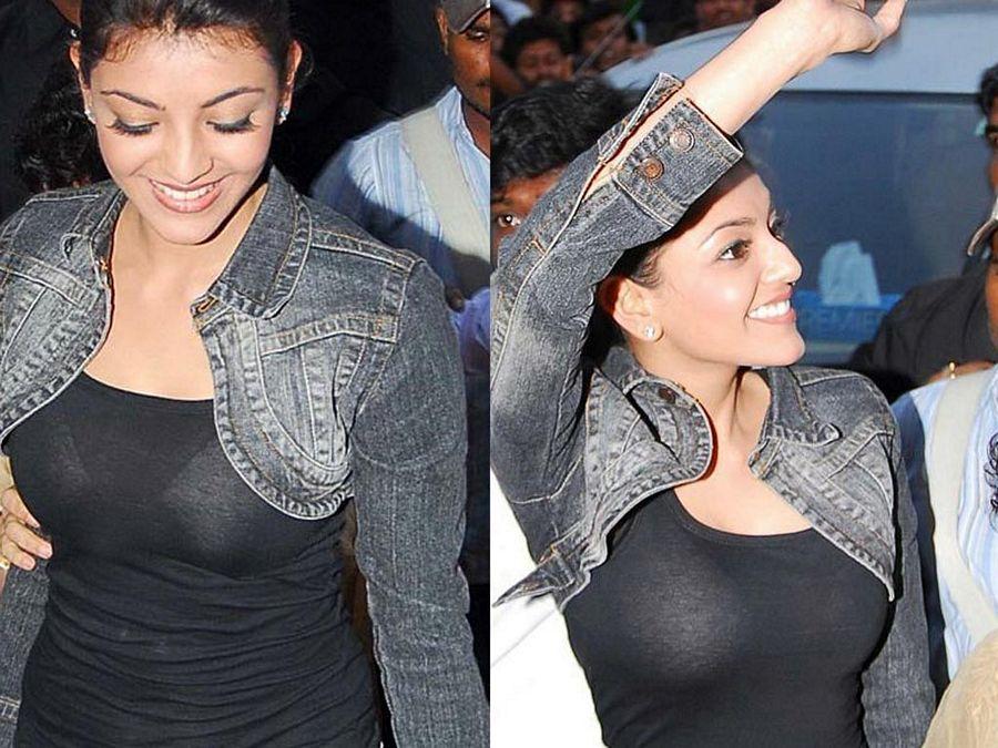 Kajal Aggarwal Stunning Hot & Spicy Cleavage Never Seen Photos