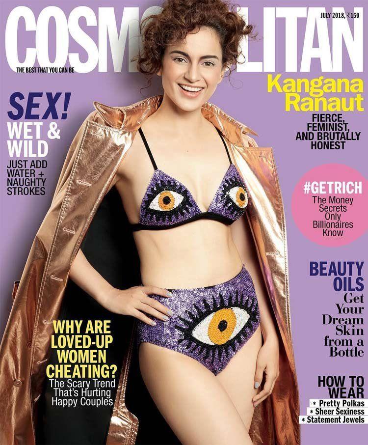 Kangana Ranaut poses for Cosmopolitan India