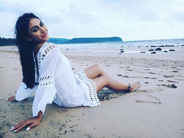 Katie Iqbal Hot & Spicy Cleavage & Bikini Photoshoot Stills