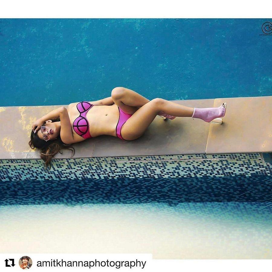 Model Karishma Sharma Latest Hot & Spicy Bikini Stills
