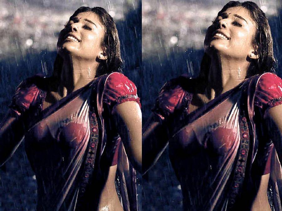 Nayanatara hot & sexy wet Navel Stills