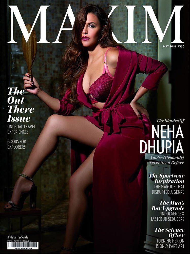 Neha Dhupia poses for MAXIM Photoshoot Stills