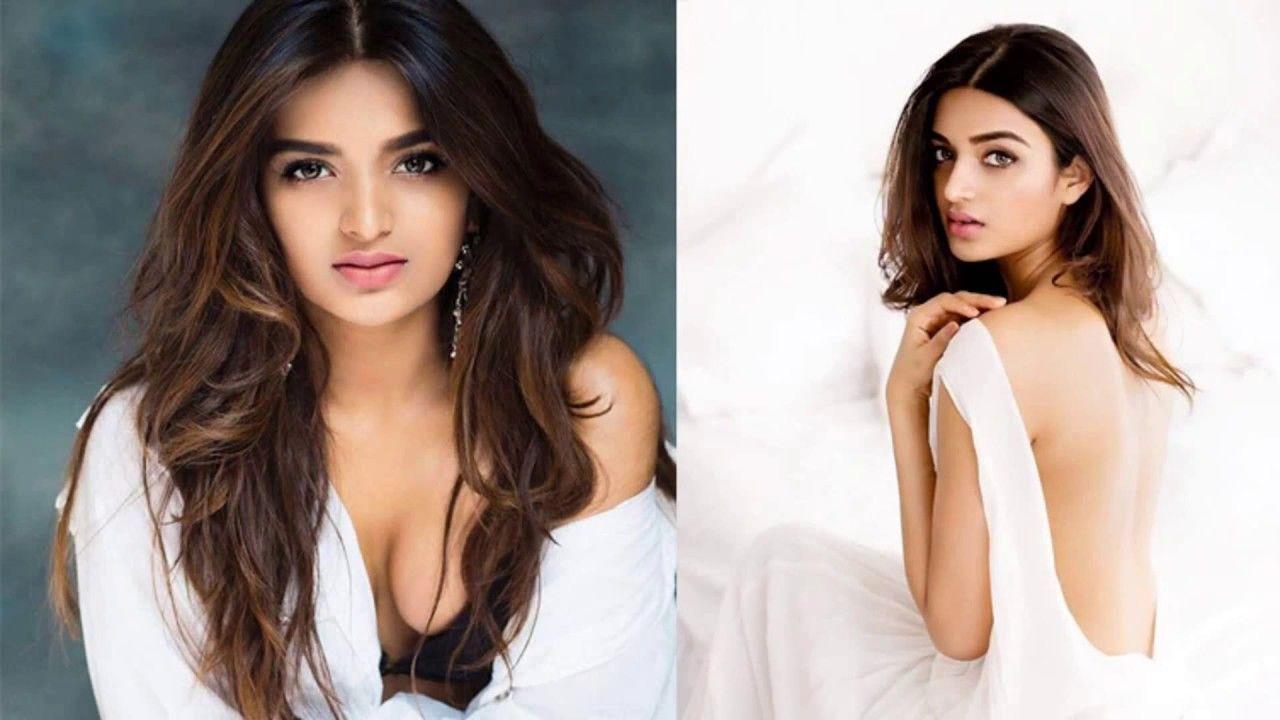 Nidhhi Agerwal Recent Hot Cleavage Show Photoshoot Stills