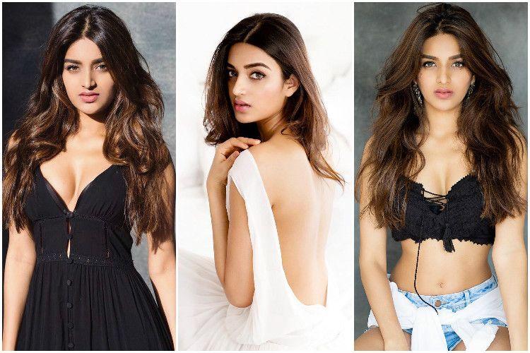 Nidhhi Agerwal Recent Hot Cleavage Show Photoshoot Stills