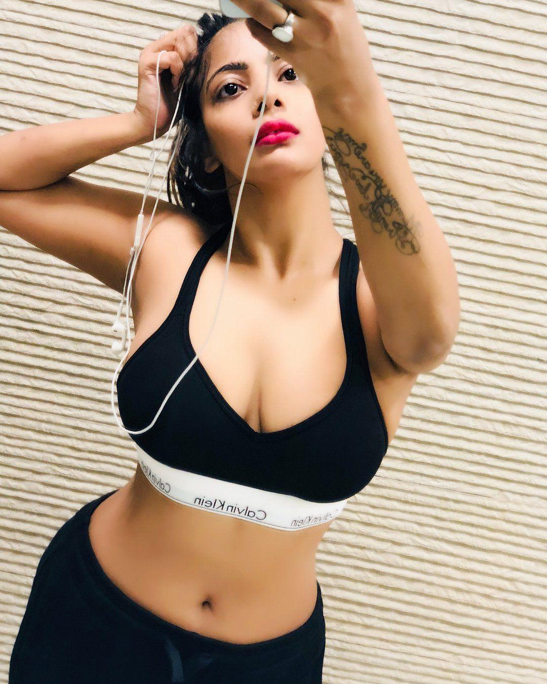 Niharikaa Agarwal exposes a little too much in a Net Bikini Photos