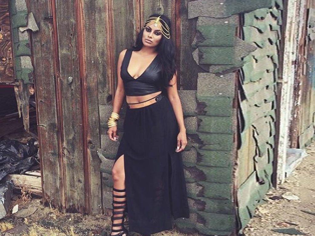 Niharikaa Agarwal exposes a little too much in a Net Bikini Photos