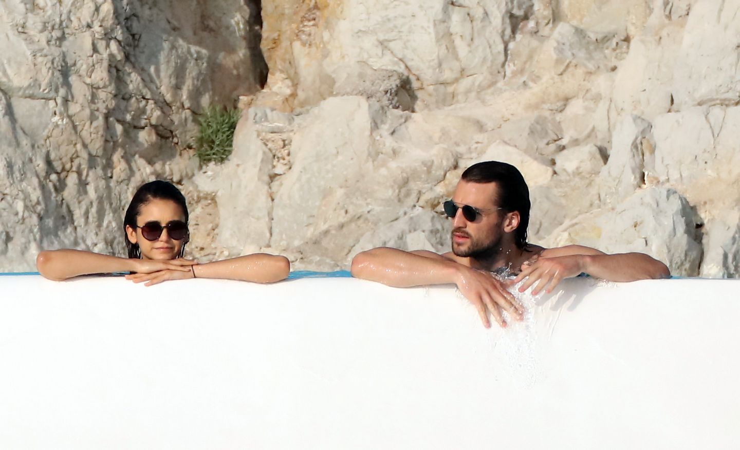 Nina Dobrev spotted in Bikini