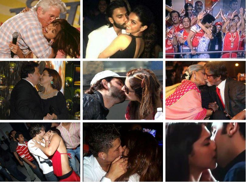 OMG! Sudden Kisses Shocked Bollywood Stars