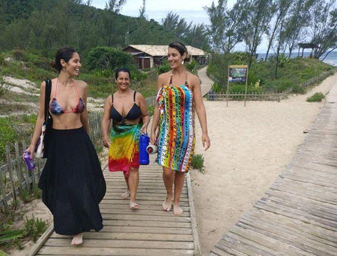 Bruna Abdullah's Hot & Spicy Beach bikini Pics are going viral