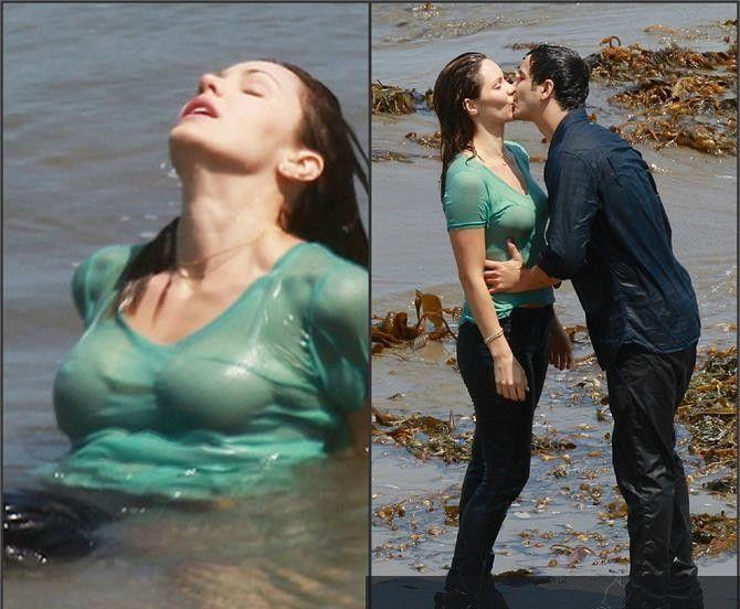 Oops!! ACTRESS KISSES CO-ACTRESS at SHOOTING PHOTOS GOES VIRAL