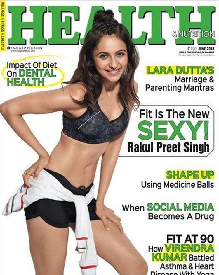 Rakul Preet poses for Health & Nutrition Magazine Photoshoot Stills