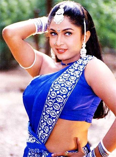 Ramya Krishnan Hot Navel & Cleavage Show Old Collection Photos