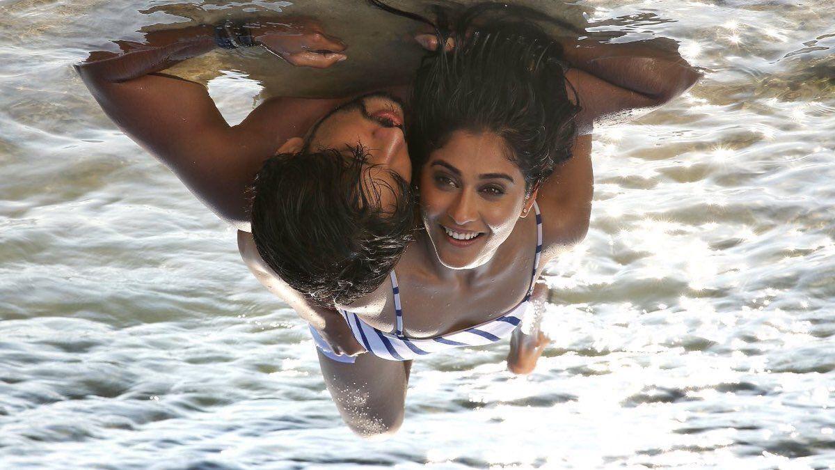 Regina Cassandra with her stunning beach babe looks in Mr Chandramouli