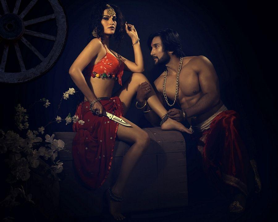 Rowa Khan & Shaan Banerje Sexy Fashion Photographs