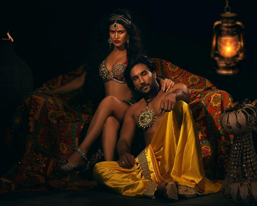 Rowa Khan & Shaan Banerje Sexy Fashion Photographs