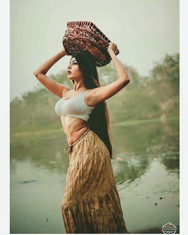 Ruma Sharma Hot Cleavage & BikiNi Photoshoot Stills