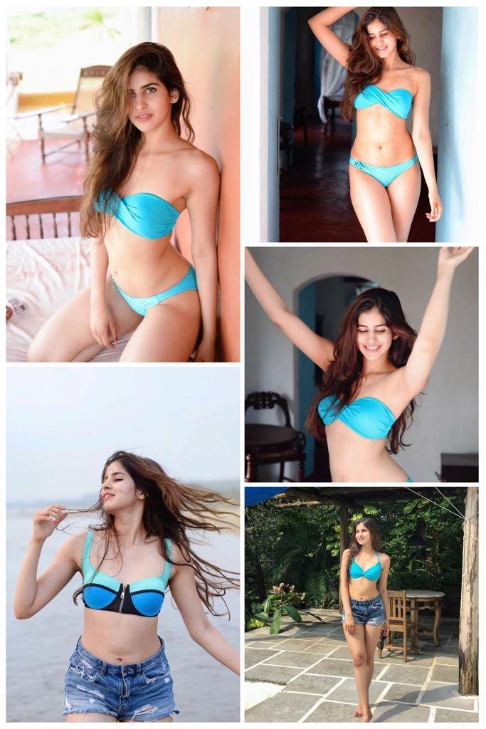Sakshi Malik Hot In Blue Bikini Photos