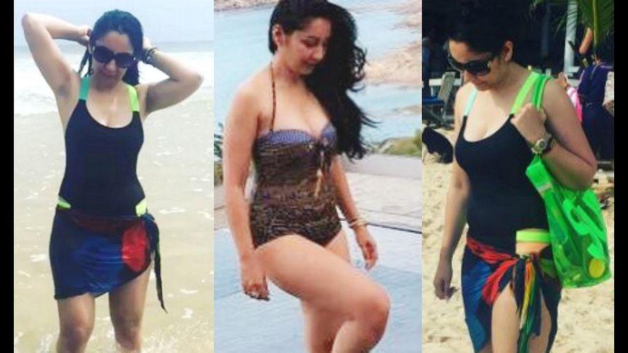 Sanjay Dutt's Wife Maanayata Dutt Spotted In A Bikini Photos