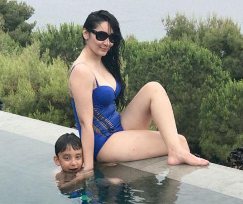 Sanjay Dutt's Wife Maanayata Dutt Spotted In A Bikini Photos