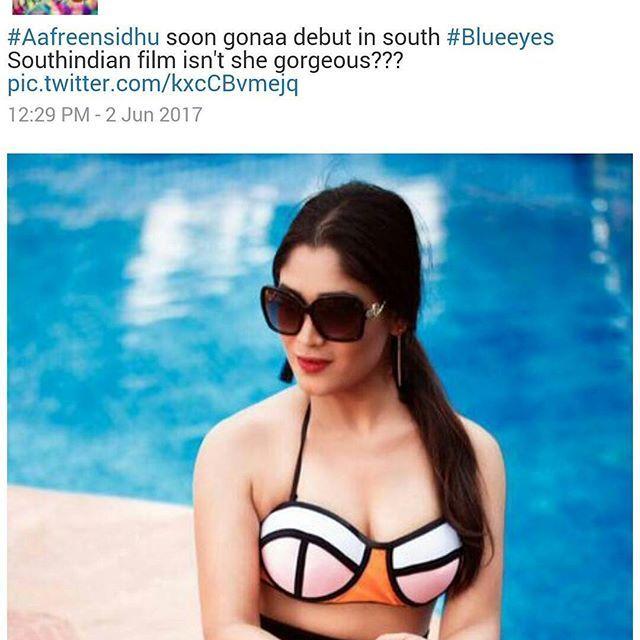 Sensuous Actress Aafreen Sidhu Bikini Photoshoot Stills